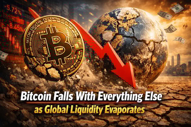 Bitcoin Falls With Everything Else as Global Liquidity Evaporates