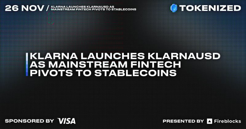 Klarna Launches KlarnaUSD as Mainstream Fintech Pivots to Stablecoins