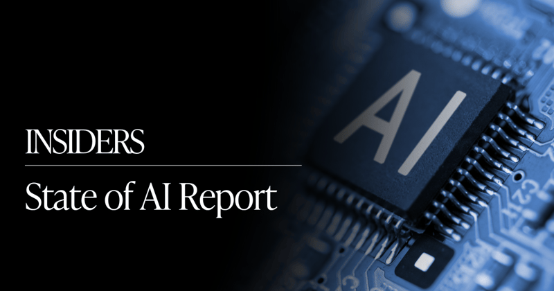 Insiders:💰 State of AI Report