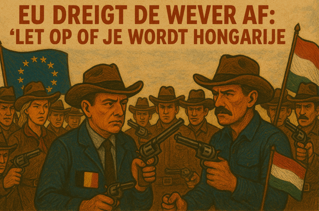 Hardere dreigingen vanuit de EU: “België zal het nieuwe Hongarije worden”, maar De Wever is niet onder de indruk