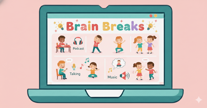 🧠12 Quick Brain Breaks for Your K-2 Classroom 