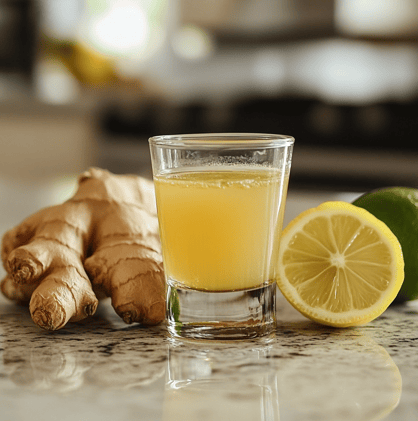 Homemade Ginger Shot (No Juicer)