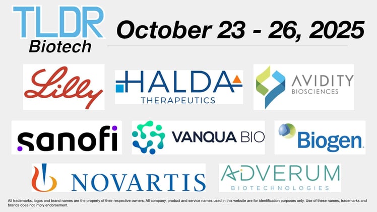 Biotech & Pharma Updates | October  23 - 26, 2025
