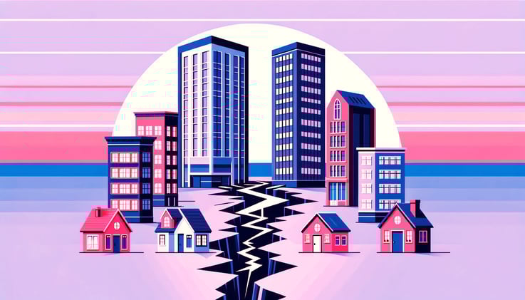 The Rift Between Commercial and Residential Real Estate