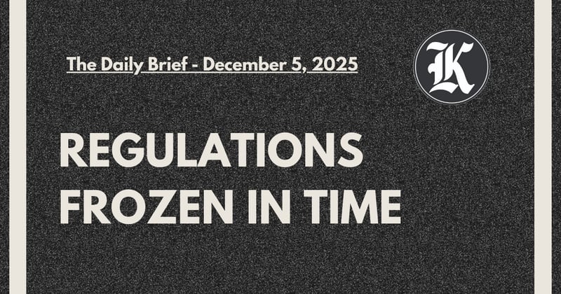 Regulations frozen in time