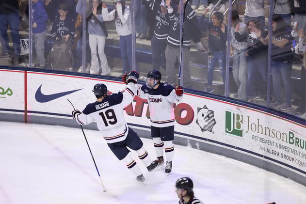 Joey Muldowney and Jake Richard returning for senior seasons at UConn