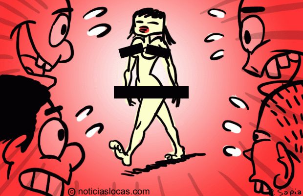 Desfila desnuda en la oficina para “levantar la moral de los colegas”