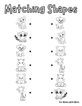 Baby Animal Matching Shapes