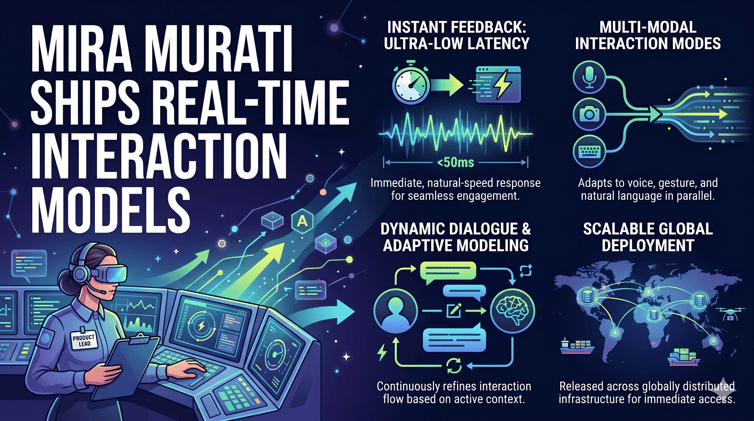 Mira Murati ships real-time interaction models