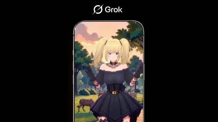 Grok debuts AI companions 🤯