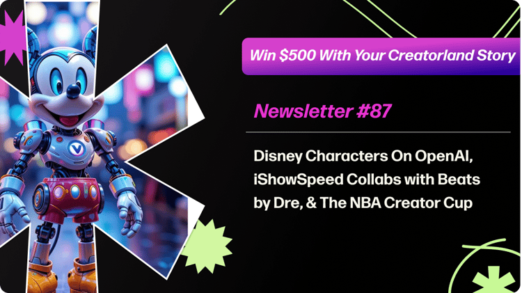 Disney Characters On OpenAI?! iShowSpeed Collabs with Beats by Dre, & The NBA Creator Cup