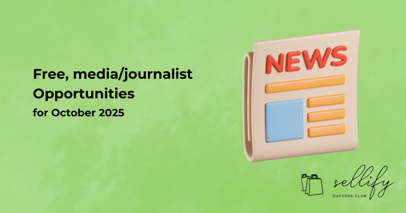 Journalist requests/media opportunities - October edition   