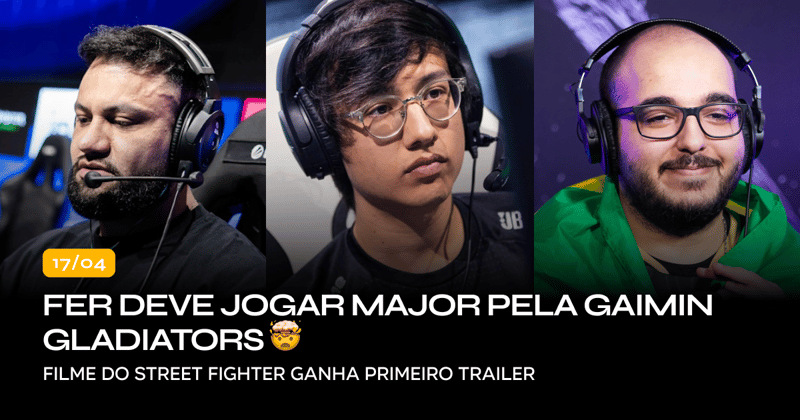 Fer deve jogar major pela Gaimin Gladiators 🤯