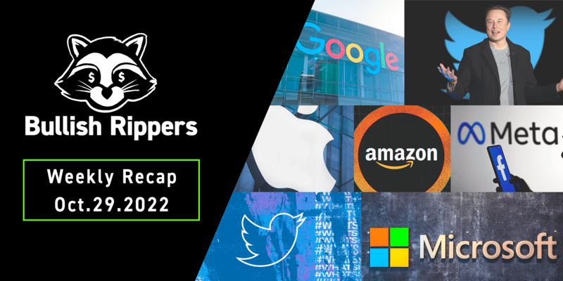 Rippers Weekly Recap 10/29: Apple, Google, Amazon, Microsoft and Many More Earnings