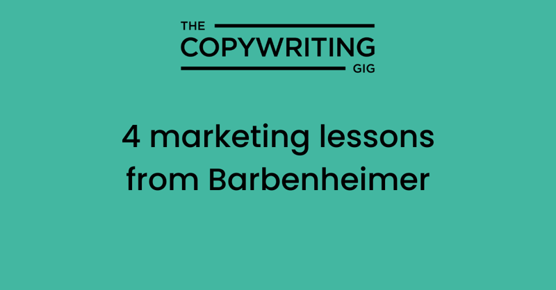 4 marketing lessons from Barbenheimer