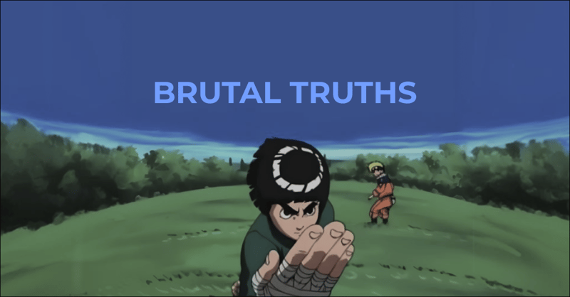 6 BRUTALLY HONEST THINGS ABOUT LIFE