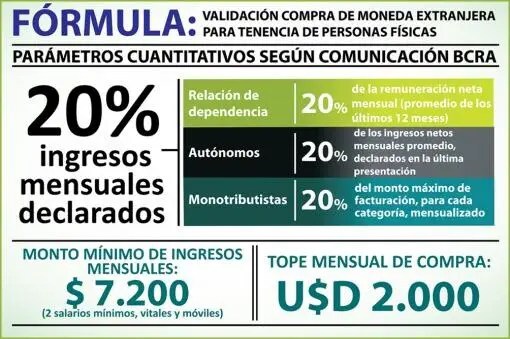 AFIP: Cómo calcular cuántos dólares comprar