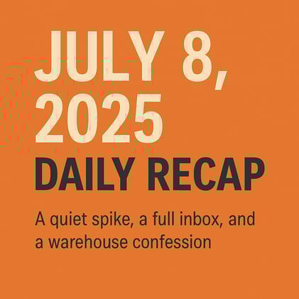 July 8, 2025 – Daily Recap