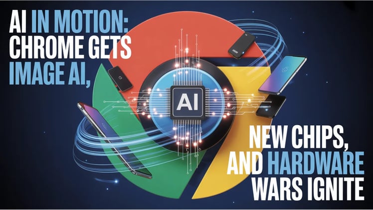 AI in Motion: Chrome Gets Image AI, New Chips, and Hardware Wars Ignite