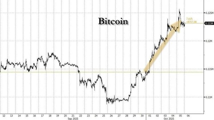 El Oro y el Bitcoin se disparan ante la preocupación por el creciente endeudamiento global. 