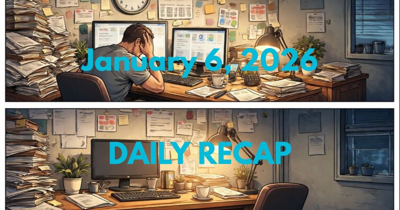 January 6, 2026 – Daily Recap