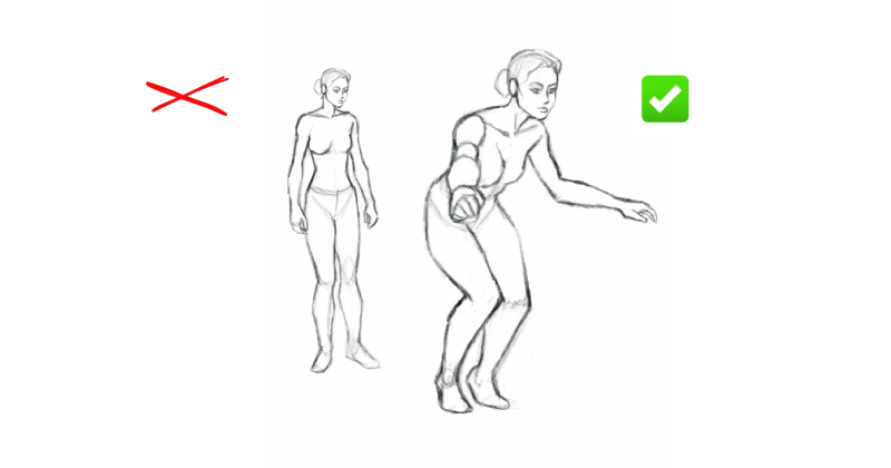 The easiest way to turn boring poses into action poses