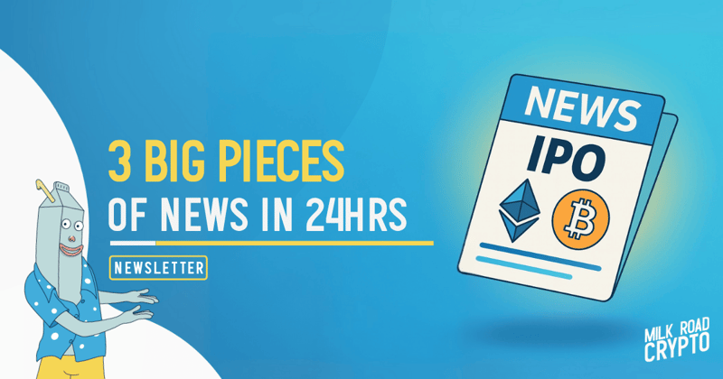 🥛 3 big pieces of news in 24hrs 💪
