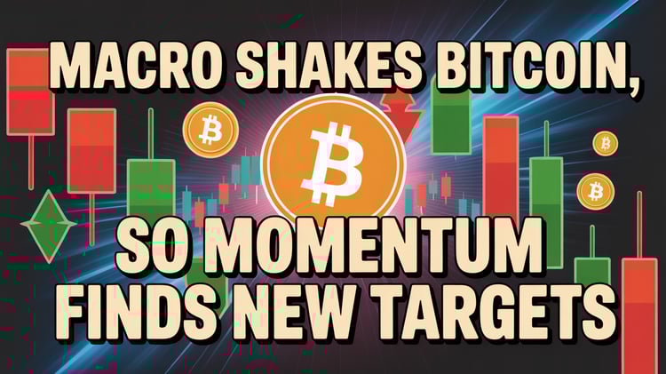 Macro Shakes Bitcoin, So Momentum Finds New Targets