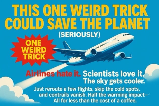 ⏳ One weird trick to solve airline emissions