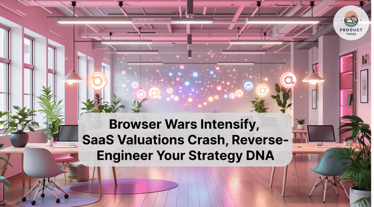 Browser Wars Intensify, SaaS Valuations Crash, Reverse-Engineer Your Strategy DNA