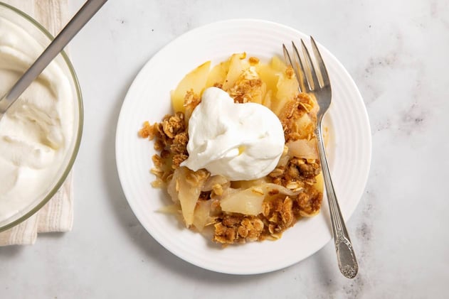 Homemade Apple-Pear Crisp