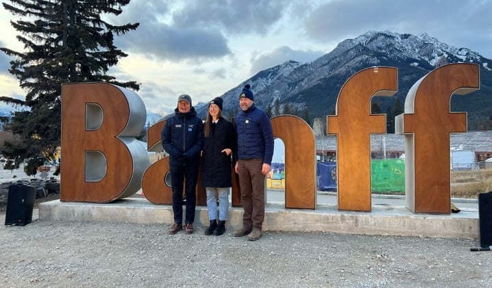 We Just Attended the Banff Sign Reveal (And Yes, It Really Is a Better Spot)