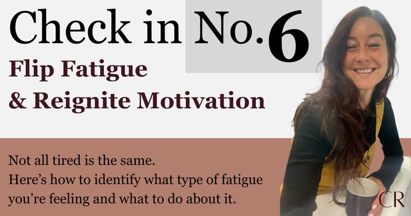 Flip Fatigue and Reignite Motivation | Halfway Check-In! No. 6