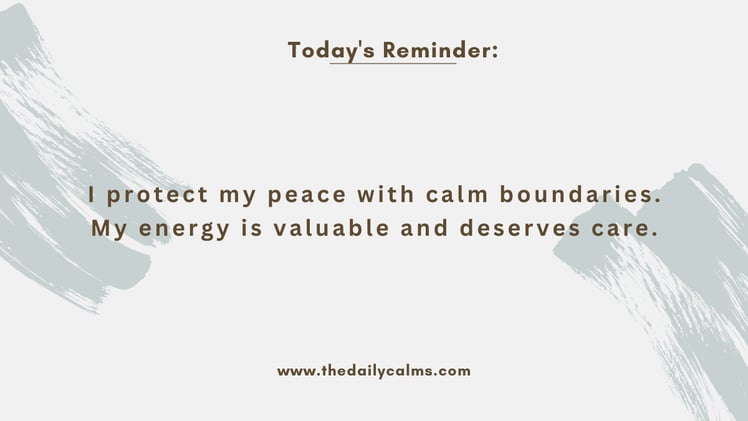 Protect your energy from negative people (3 Calm boundary techniques)