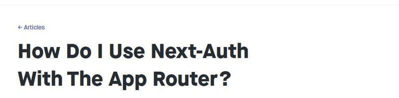 NextAuth App Router: Ultimate Guide to Optimizing Your Website for Search Engines