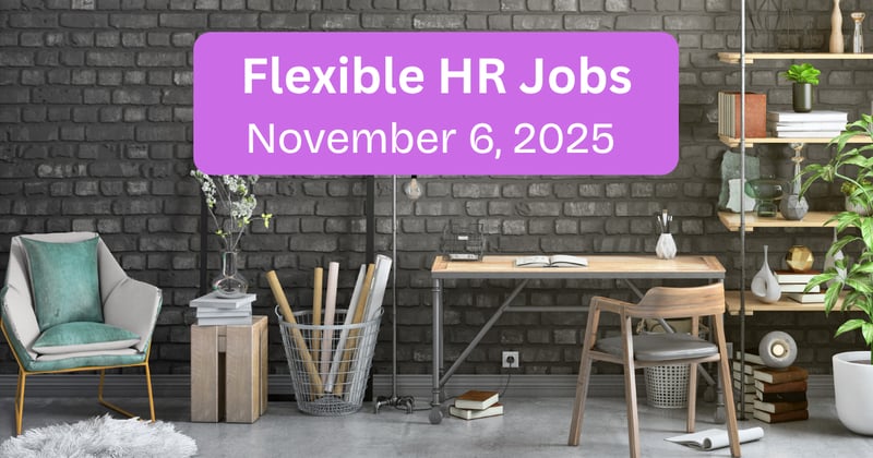 Flexible HR Roles for work-life balance. 