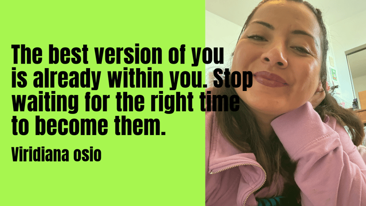 Stop Waiting for Perfect, Mija