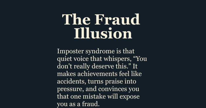 The Fraud Illusion
