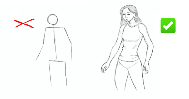 Stop drawing stiff stick figures. Do this instead