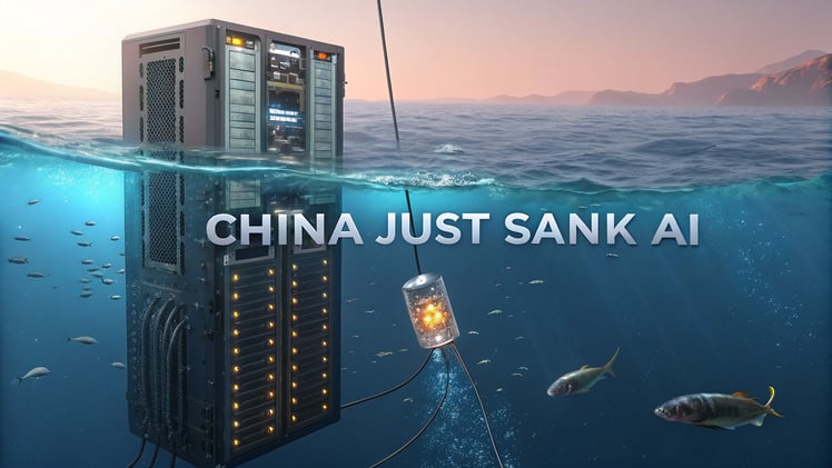 🌊 China’s AI is Floating in the Ocean