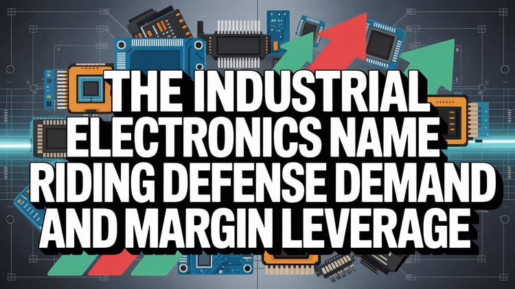 The Industrial Electronics Name Riding Defense Demand and Margin Leverage
