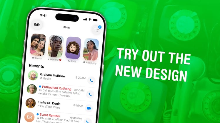 Hello, new Phone app