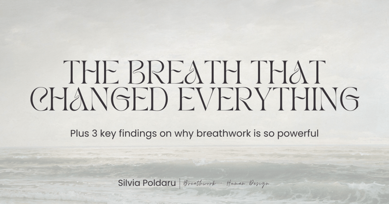 The Breath That Changed Everything