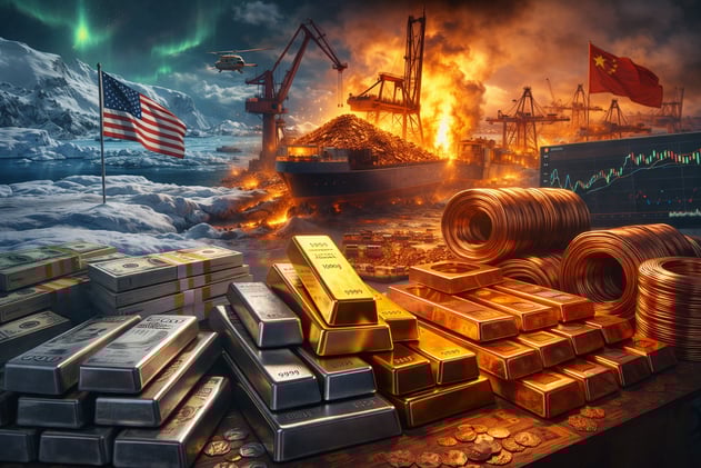 Commodities Are Being Revalued, Greenland Likely Soon To Be Acquired By The US, Copper Is Being Hoarded Prior To Scarcity, Silver's Eastern Price Divergence Amidst Critically Low Inventory Is A Huge Warning Sign