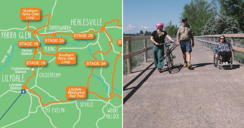 Eight years and counting: Yarra Valley cycling trail’s uphill battle towards completion
