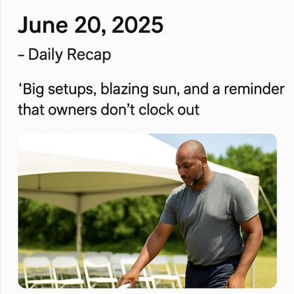 June 20, 2025 - Daily Recap