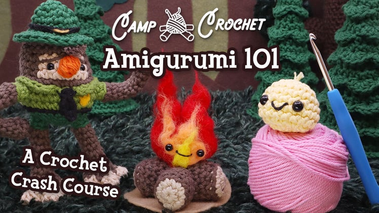 Join our first Camp Crochet workshop and crochet along TODAY!