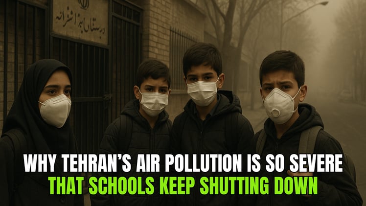 🌱 Why Tehran’s Air Pollution Is So Severe That Schools Keep Shutting Down 🌫️🏫