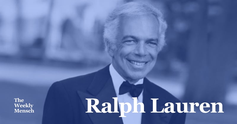 The Weekly Mensch: Ralph Lauren
