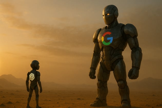 🌐2.5 Billion Prompts a Day?! OpenAI’s Traffic Is Now 1/5th of Google’s